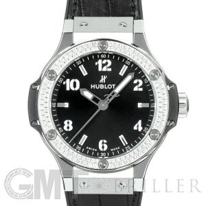 ウブロ ビッグバン スチール ダイヤモンド 38mm 361.SX.1270.RX.1104 HUBLOT 中古ユニセックス 腕時計 送料無料｜gmt