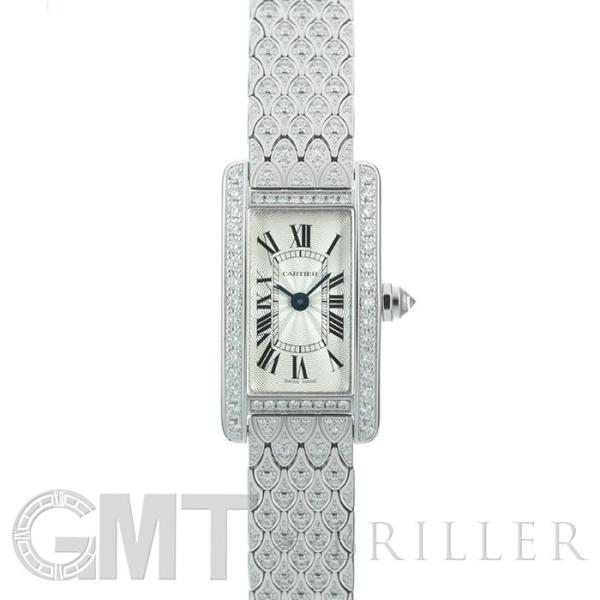 カルティエ タンクアメリカン ミニ フルダイヤ HPI00724 ホワイトゴールド CARTIER ...