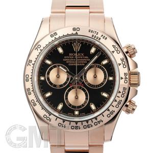 ロレックス デイトナ 116505 ブラック/ピンク 保証書2012年 付属品完品 ランダムシリアル ROLEX 中古メンズ 腕時計 送料無料｜gmt