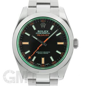 ロレックス ミルガウス 116400GV 保証書2022年 付属品完品 ランダムシリアル ROLEX 中古メンズ 腕時計 送料無料｜gmt