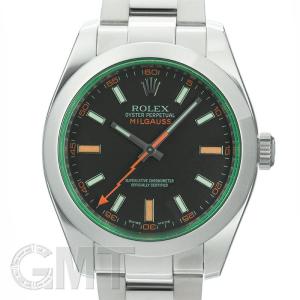 ロレックス ミルガウス 116400GV 保証書2008年 V番 ROLEX 中古メンズ 腕時計 送料無料｜gmt