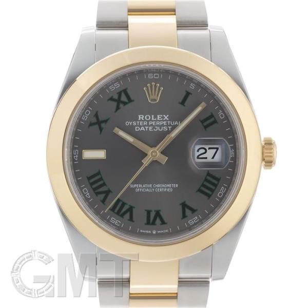 ロレックス デイトジャスト  41 126303 スレートローマ 保証書2022年 ランダムシリアル...