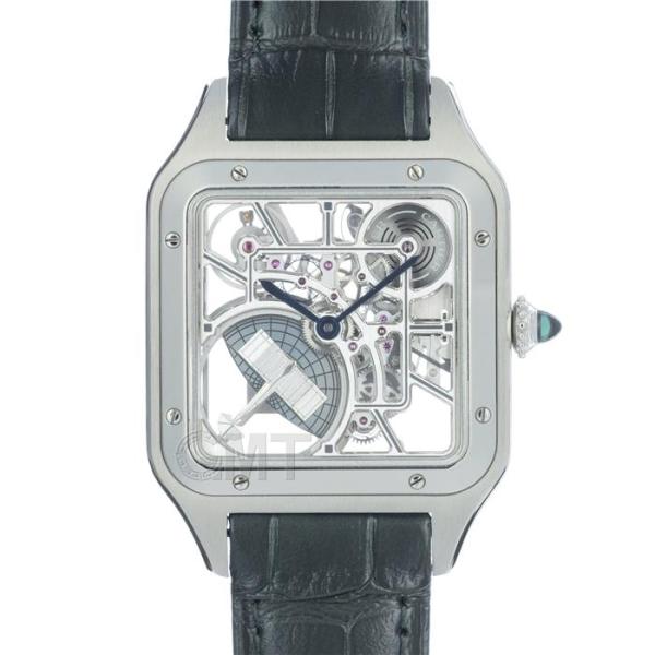 カルティエ サントスデュモン スケルトン マイクロローター WHSA0032【未使用】 CARTIE...