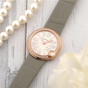 カルティエ バロン ブラン ドゥ カルティエ 30mm WJBL0008 ピンクゴールド CARTIER 中古レディース 腕時計 送料無料