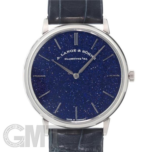 A.ランゲ&amp;ゾーネ サクソニア フラッハ 39mm コッパーブルー 205.086 付属品完品  中...