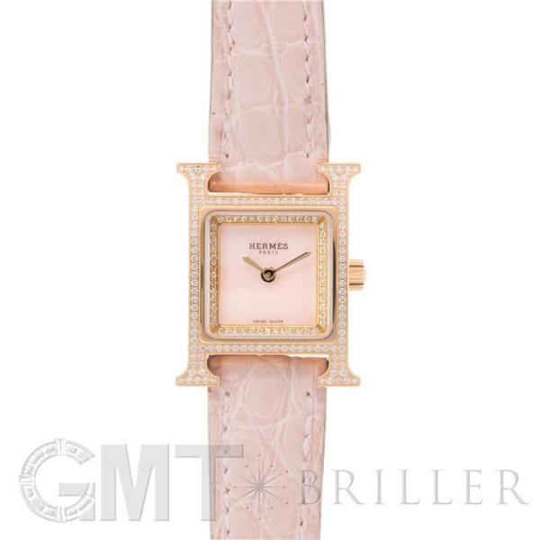エルメス Hウォッチ HH1.174.400 ピンクゴールド 付属品完品 HERMES 未使用品レデ...