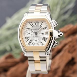 カルティエ ロードスター クロノグラフ W62027Z1 CARTIER 中古メンズ