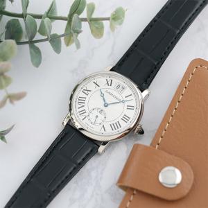 カルティエ ロトンド ドゥ カルティエ W1552851 シルバー ホワイトゴールド CARTIER 中古<br>ユニセックス 腕時計 送料無料