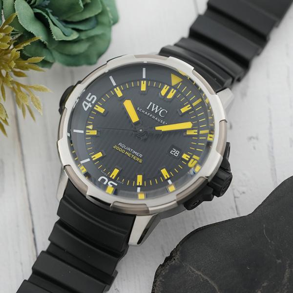 IWC アクアタイマー オートマティック2000 ブラック IW358001 付属品完品 IWC 中...