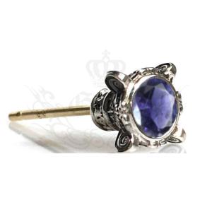 GnB ジェム スローン ピアス w/ブラックオパール シルバー925 Pierce