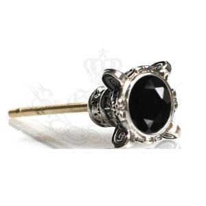 GnB ジェム スローン ピアス w/ブラックオパール シルバー925 Pierce