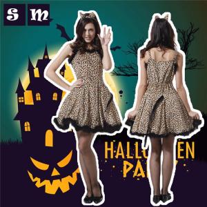 大人用ハロウィン衣装 女性用 キャットウーマン ヒョウ柄 キャッツ フェアリー ハロウィン 衣装 仮装 コスプレ レディース ガールズ｜gnomstore