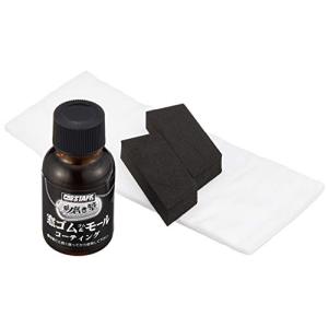 プロスタッフ 洗車用品 ゴム製品コート剤 魁 磨き塾 窓ゴム&amp;ゴムモールコート 20ml S158 約6ヶ月効果継続 専用クロス×10枚/ヘルパー×2