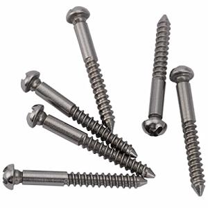 Musiclily Ultra 33X3.5mm ステンレス製 トレモロユニットブリッジ用ビス PRSエレクトリックギター用ネジ、オリジナルカラー(6