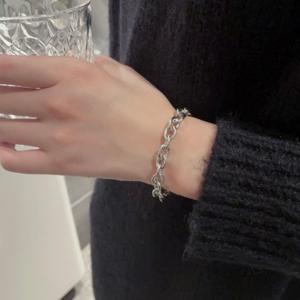 マンテルブレスレット シルバー チェーン メン...の詳細画像1