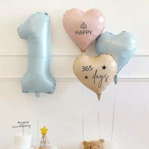数字 バルーン ライトブルー 大きい 誕生日 ...の詳細画像1