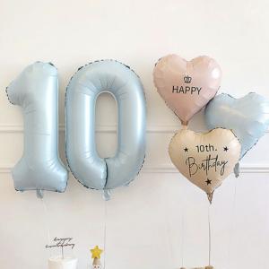 数字 バルーン ライトブルー 大きい 誕生日 ...の詳細画像2