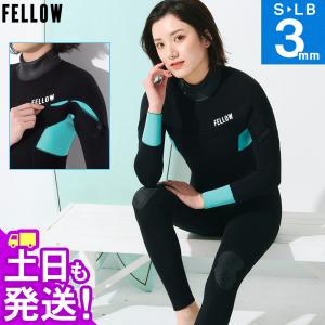 FELLOW レディース ウェットスーツ ロングチェストジップ