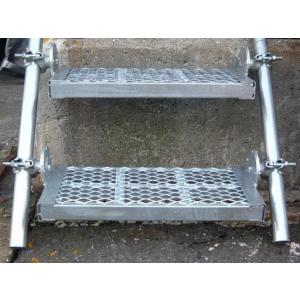 仮設階段　安い　　足場階段　900Ｗ　 階段 仮設階段用ステップ　枠組足場用階段　のり面ステップ　コンビステップ　自在ステップ