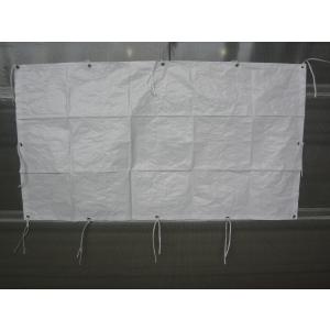 送料無料　シート　工事用フェンス　フェンスバリケード　目隠しシート　無地　紐付　5枚セット