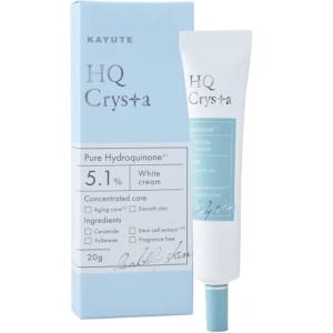 KAYUTE HQ Crysta 純 ハイドロキノン クリーム 5.1% レチノール シカ セラミド 日本製 20g