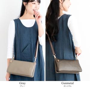 お財布ポシェット 本革 お財布ショルダー バッ...の詳細画像5