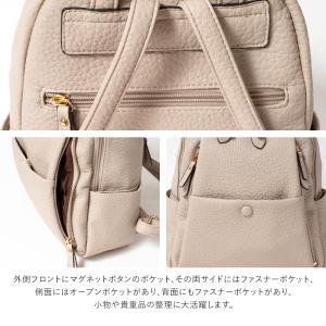 リュック レディース 小さめ 軽量 通勤 リュ...の詳細画像4