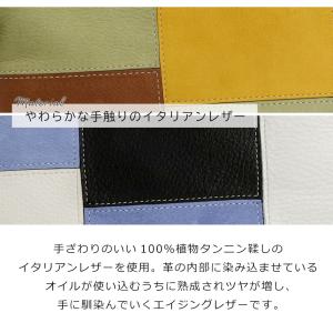 モズ moz サコッシュ レディース 本革 ポ...の詳細画像3