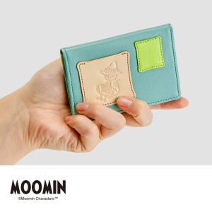 MOOMIN ムーミン パスケース 本革 窓付...の詳細画像2