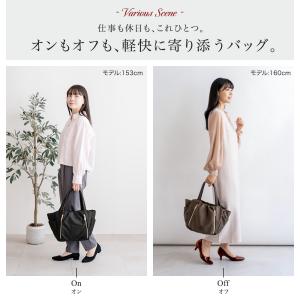トートバッグ レディース ナイロン 多機能バッ...の詳細画像2