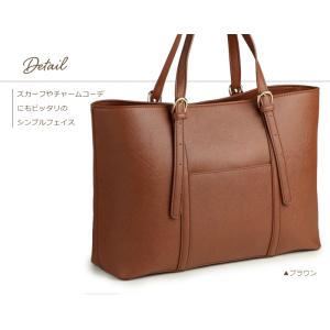 トートバッグ レディース A4 軽い ショルダ...の詳細画像3
