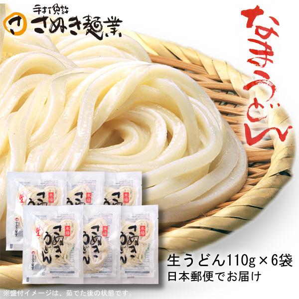 さぬき麺業 生うどん110g×6袋（麺のみ) --- 日本郵便（クリックポスト）でお届け