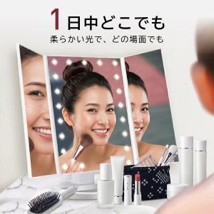 女優ミラー LED女優ミラー 大 鏡 ライト付...の詳細画像1