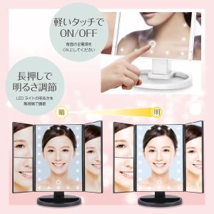 女優ミラー LED女優ミラー 大 鏡 ライト付...の詳細画像4
