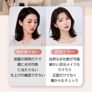 女優ミラー LED女優ミラー 大 鏡 ライト付...の詳細画像4