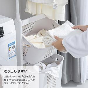 ランドリーワゴン スリム ランドリー ラック ...の詳細画像3