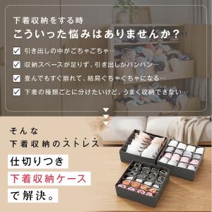 下着収納ケース 3点セット 7マス 16マス ...の詳細画像1