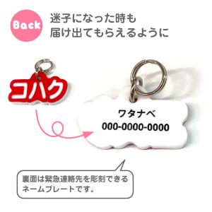迷子札 犬 猫 ペット 名札 ネームプレート ...の詳細画像3