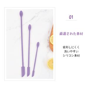 シリコン スパチュラ ミニ 3本セット 化粧品...の詳細画像5
