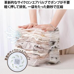 圧縮袋 衣類 押すだけ 掃除機不要 2枚セット...の詳細画像4