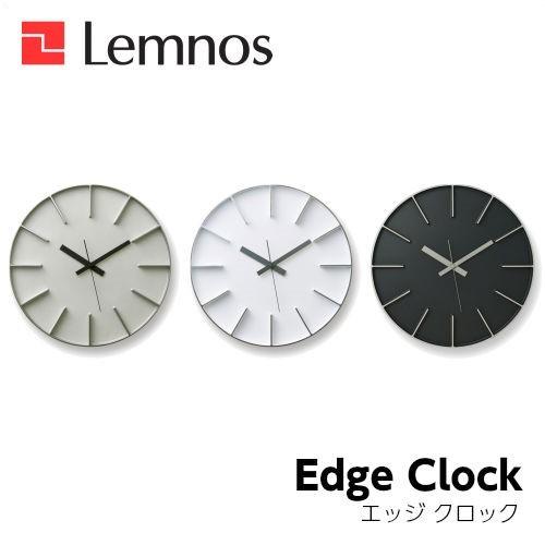 掛け時計 壁掛け時計 Edge Clock エッジ クロック 大 AZ-0115 AL WH BK ...