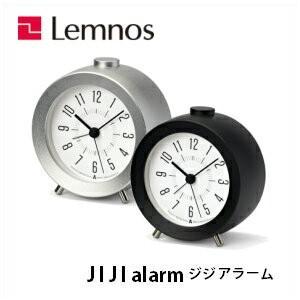 Lemnos（レムノス） Lemnos AWA CLOCK JIJI alarm シルバー 置き時計