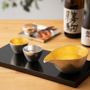 能作 ぐい呑み 錫・金箔セット e00103 ...の詳細画像3