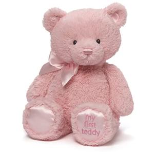 babyGUND マイ 1st テディベア ピンク M #4043975｜goda-shoten