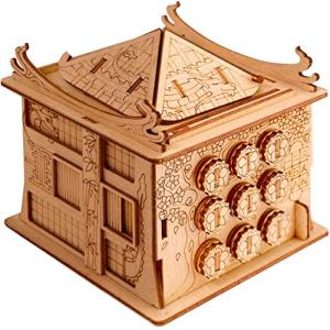 ESC WELT House of Dragon 立体パズルボックス - 知育玩具パズル 木製 子供 知恵の輪 大人 組み木パズル - ギフト誕生日｜goda-shoten