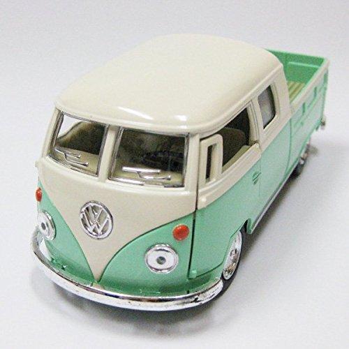 63年式クラッシックバス ワーゲンバスのミニカー/グリーン（ピックアップ） １/３２サイズ（13cm...