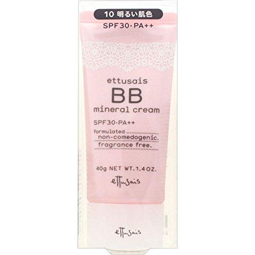 エテュセ BBミネラルクリーム 10(明るい肌色) SPF30・PA++ 40g