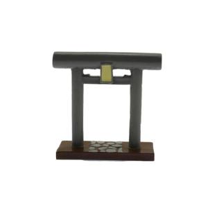speed mao シンプル ミニチュア 鳥居 神社 置物 模型 水槽飾り としても 朱 黒｜goda-shoten