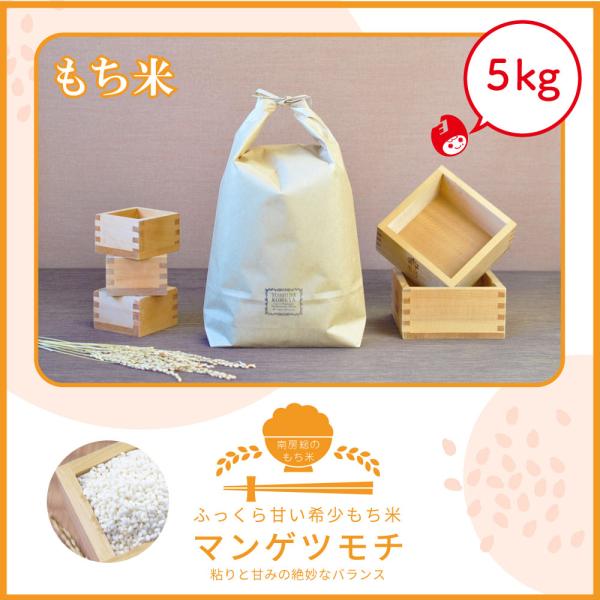 【初売りセール延長決定】在庫限り　令和7年産　マンゲツモチ　単一原料米　５kg 最安値 千葉 館山産...