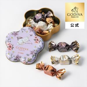 母の日 2026 ギフト ゴディバ公式（GODIVA）羽ばたく 花咲く春 G キューブ アソートメント フラワー缶（7粒入）チョコレート（スイーツ プレゼント お土産）